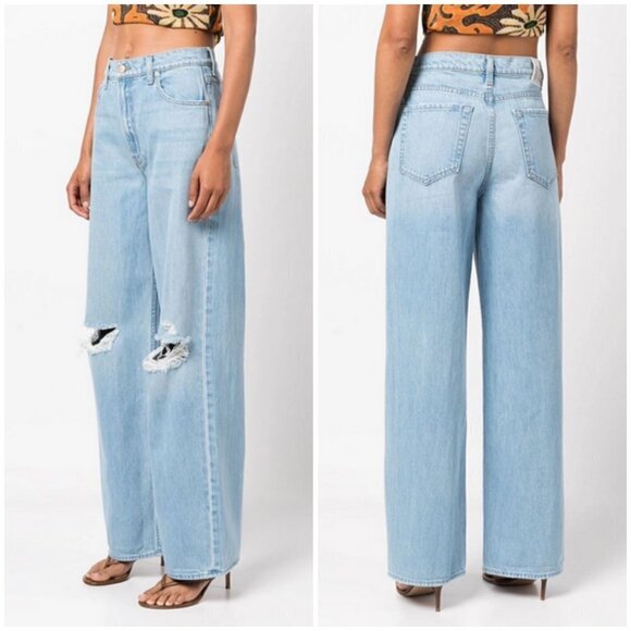 💕MOTHER SNACKS!💕 The Fun Dip Puddle Jeans ~ Lots Of Nibbles 26 NWT - Picture 7 of 16